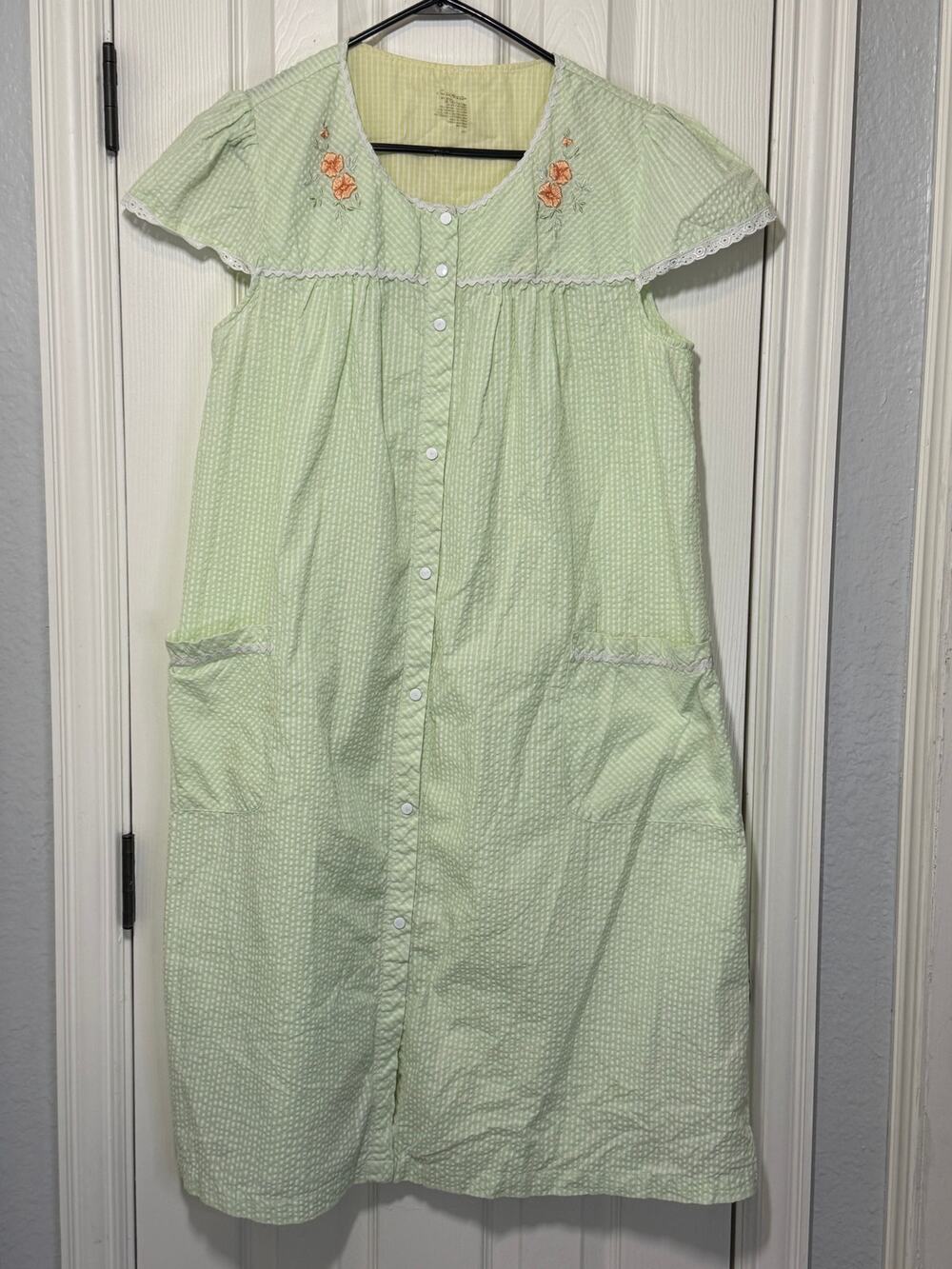 Secret Treasures House Dress XXL 16/18 | Coastal Grandma Cotton Lounge Gown